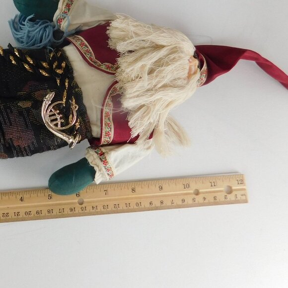 1991 Brinn’s Christmas Santa Collection Vtg Rustic Old World Santa Claus Doll - Picture 6 of 6